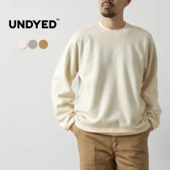 UNDYED Sweatshirts|T-Shirts^/ Waffle Sweatshirt Colored Organic Cotton