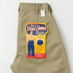 UNIVERSAL OVERALL Work Pants & Chinos^/ Heritage T/C Volume Trousers STONE CARVERE