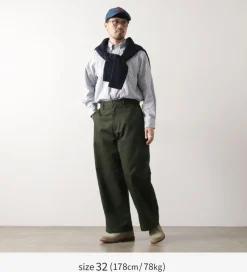UNIVERSAL OVERALL Work Pants & Chinos^/ Heritage T/C Volume Trousers STONE CARVERE