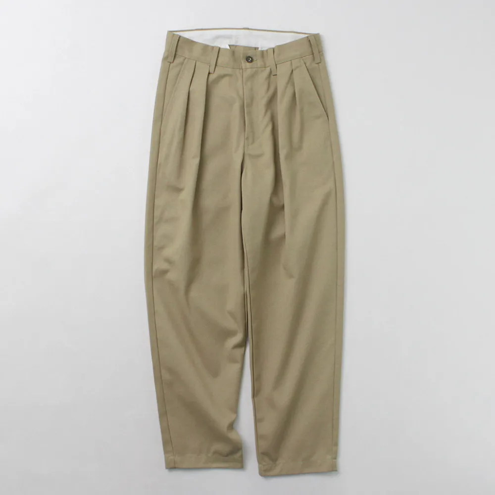 UNIVERSAL OVERALL Work Pants & Chinos^/ Heritage T/C Relaxed 2-Tuck Trousers STONE CARVER