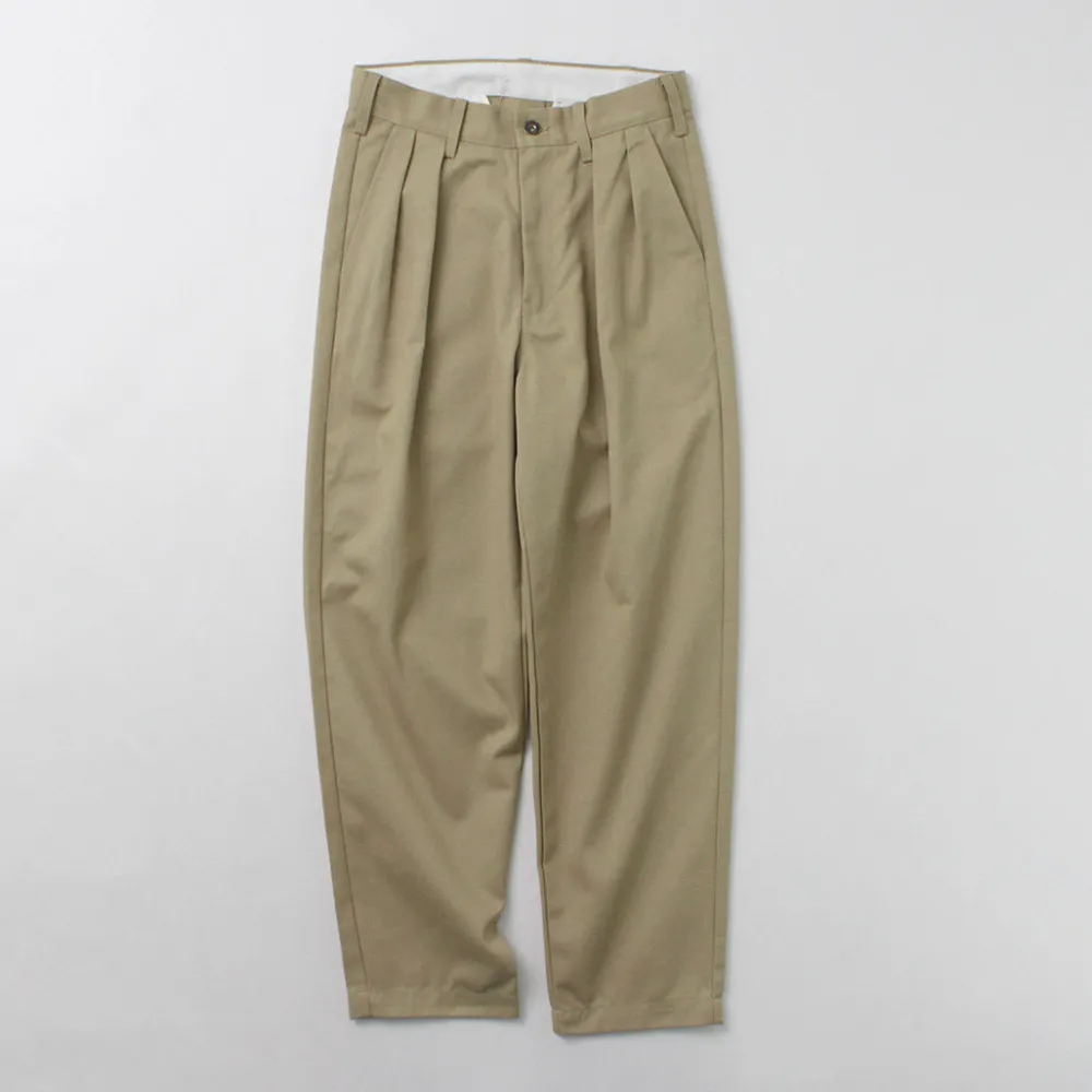 UNIVERSAL OVERALL Work Pants & Chinos^/ Heritage T/C Relaxed 2-Tuck Trousers STONE CARVER