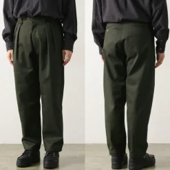 UNIVERSAL OVERALL Work Pants & Chinos^/ Heritage T/C Relaxed 2-Tuck Trousers STONE CARVER