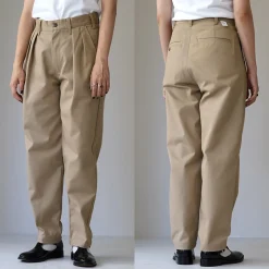 UNIVERSAL OVERALL Work Pants & Chinos^/ Heritage T/C Relaxed 2-Tuck Trousers STONE CARVER