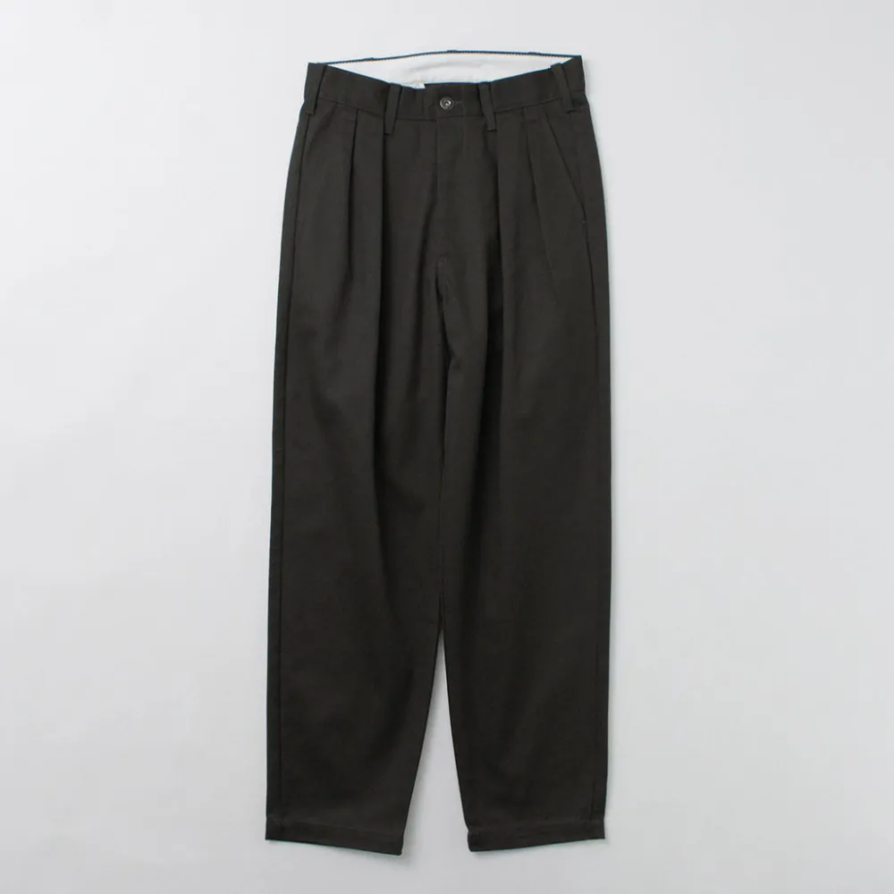 UNIVERSAL OVERALL Work Pants & Chinos^/ Heritage T/C Relaxed 2-Tuck Trousers STONE CARVER