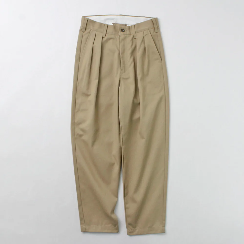 UNIVERSAL OVERALL Work Pants & Chinos^/ Heritage T/C Relaxed 2-Tuck Trousers STONE CARVER