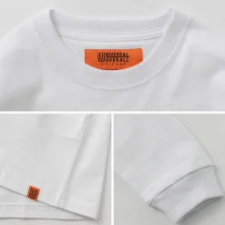 UNIVERSAL OVERALL T-Shirts^/ Postman Logo Long Sleeve Tee white