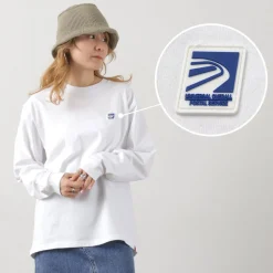 UNIVERSAL OVERALL T-Shirts^/ Postman Logo Long Sleeve Tee white