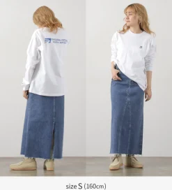 UNIVERSAL OVERALL T-Shirts^/ Postman Logo Long Sleeve Tee white