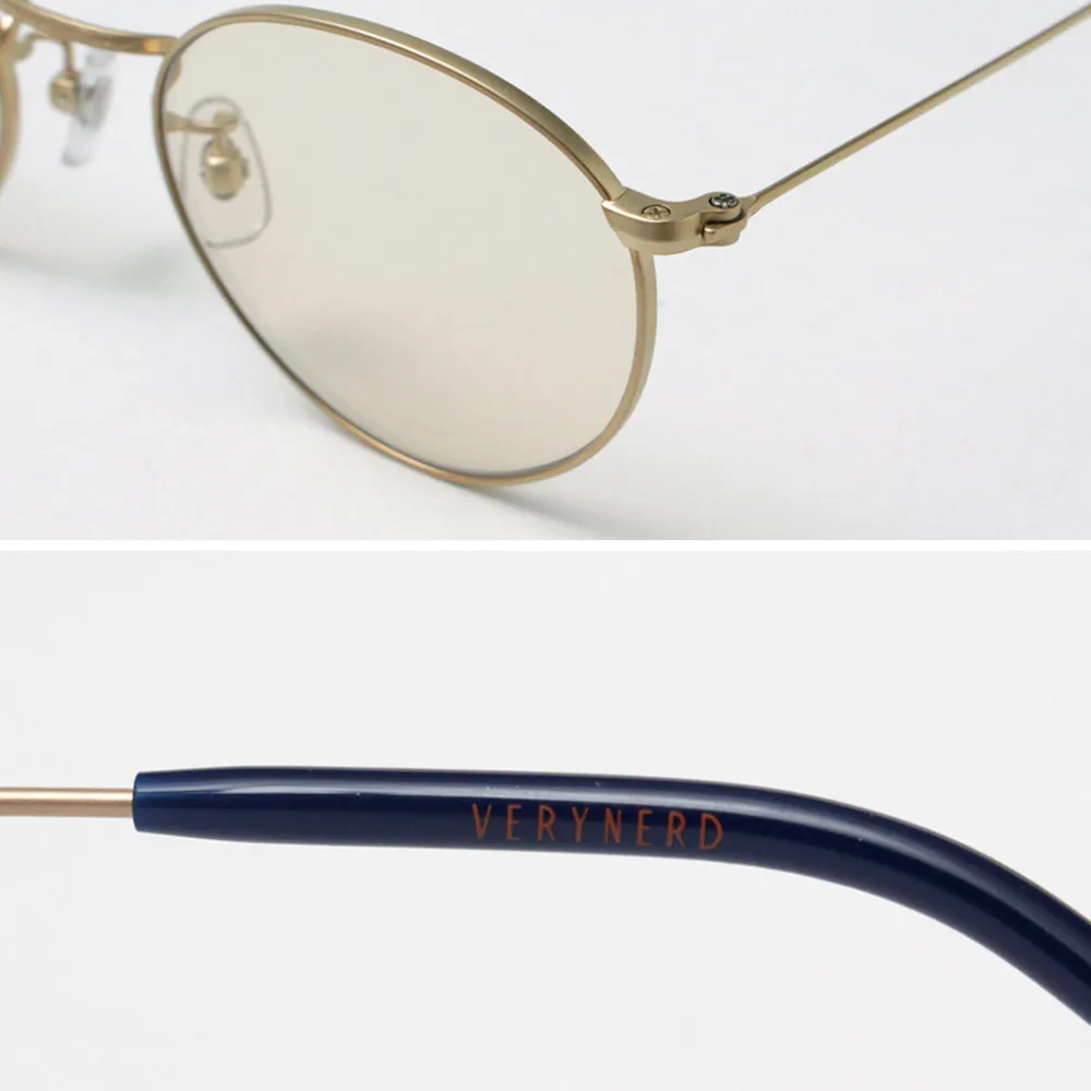 VERYNERD Other Goods^/ Cyan Metal Frame Boston Matte Gold