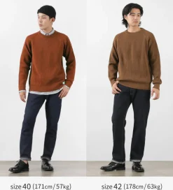 VINCENT ET MIREILLE Knits^/ 8 gauge ribbed Crewneck Sweater