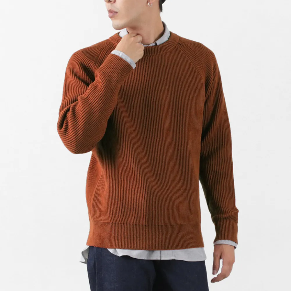 VINCENT ET MIREILLE Knits^/ 8 gauge ribbed Crewneck Sweater