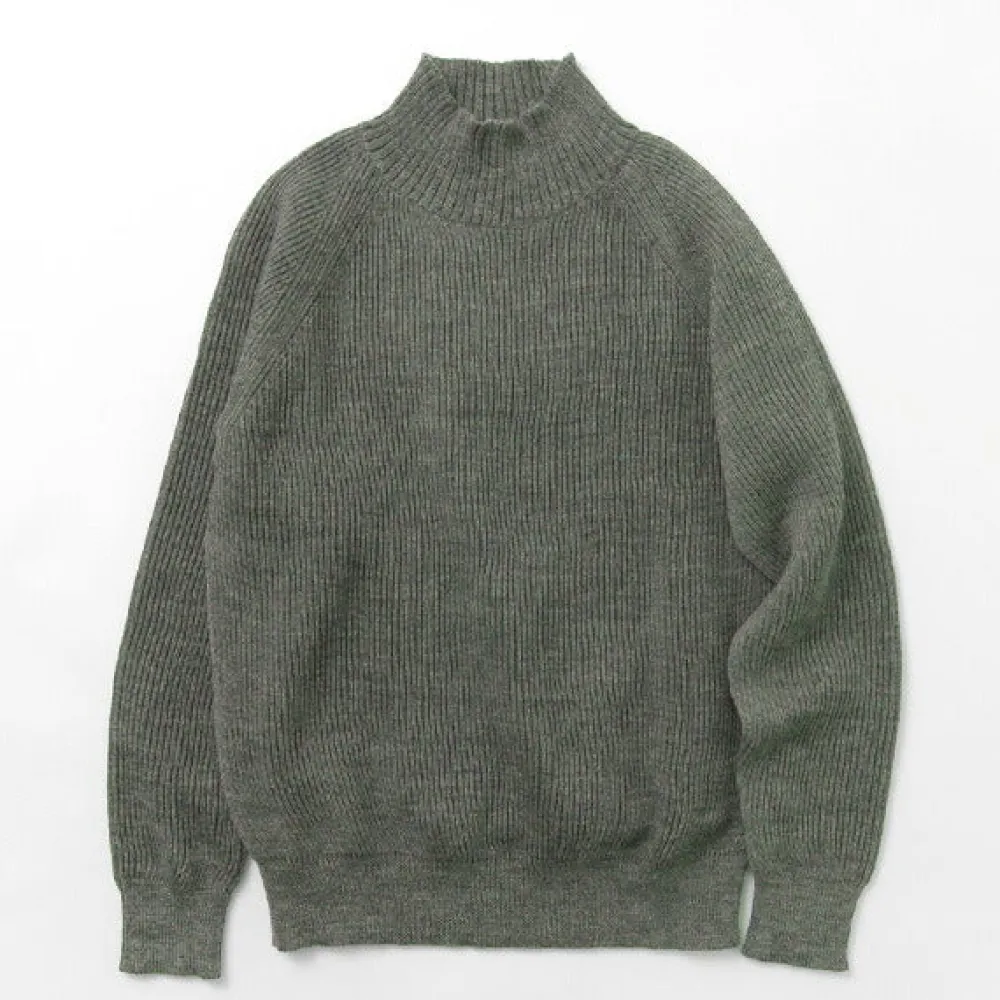 VINCENT ET MIREILLE Knits^/ 8GG Baby-bed Knit High Neck Knit