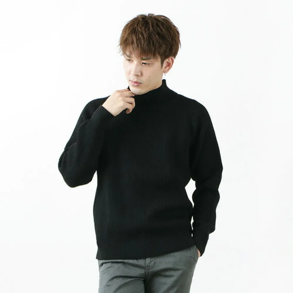 VINCENT ET MIREILLE Knits^/ 8GG Baby-bed Knit High Neck Knit