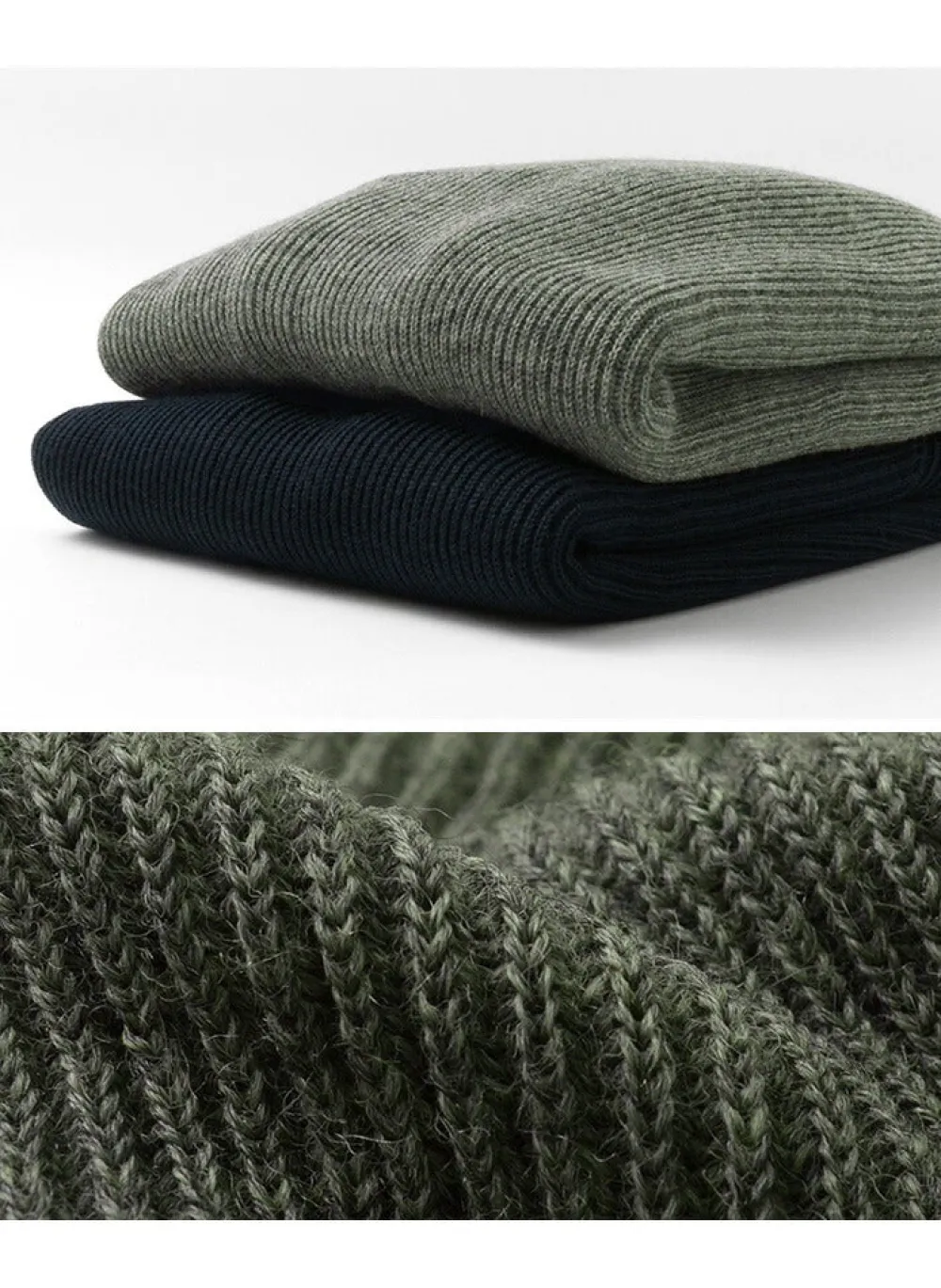 VINCENT ET MIREILLE Knits^/ 8GG Baby-bed Knit High Neck Knit