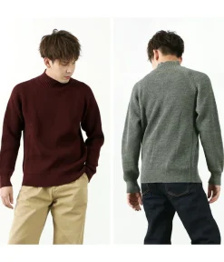 VINCENT ET MIREILLE Knits^/ 8GG Baby-bed Knit High Neck Knit