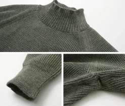 VINCENT ET MIREILLE Knits^/ 8GG Baby-bed Knit High Neck Knit
