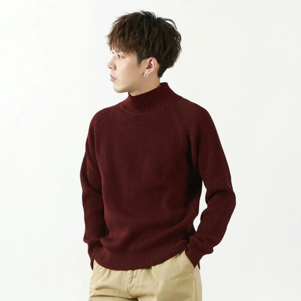 VINCENT ET MIREILLE Knits^/ 8GG Baby-bed Knit High Neck Knit