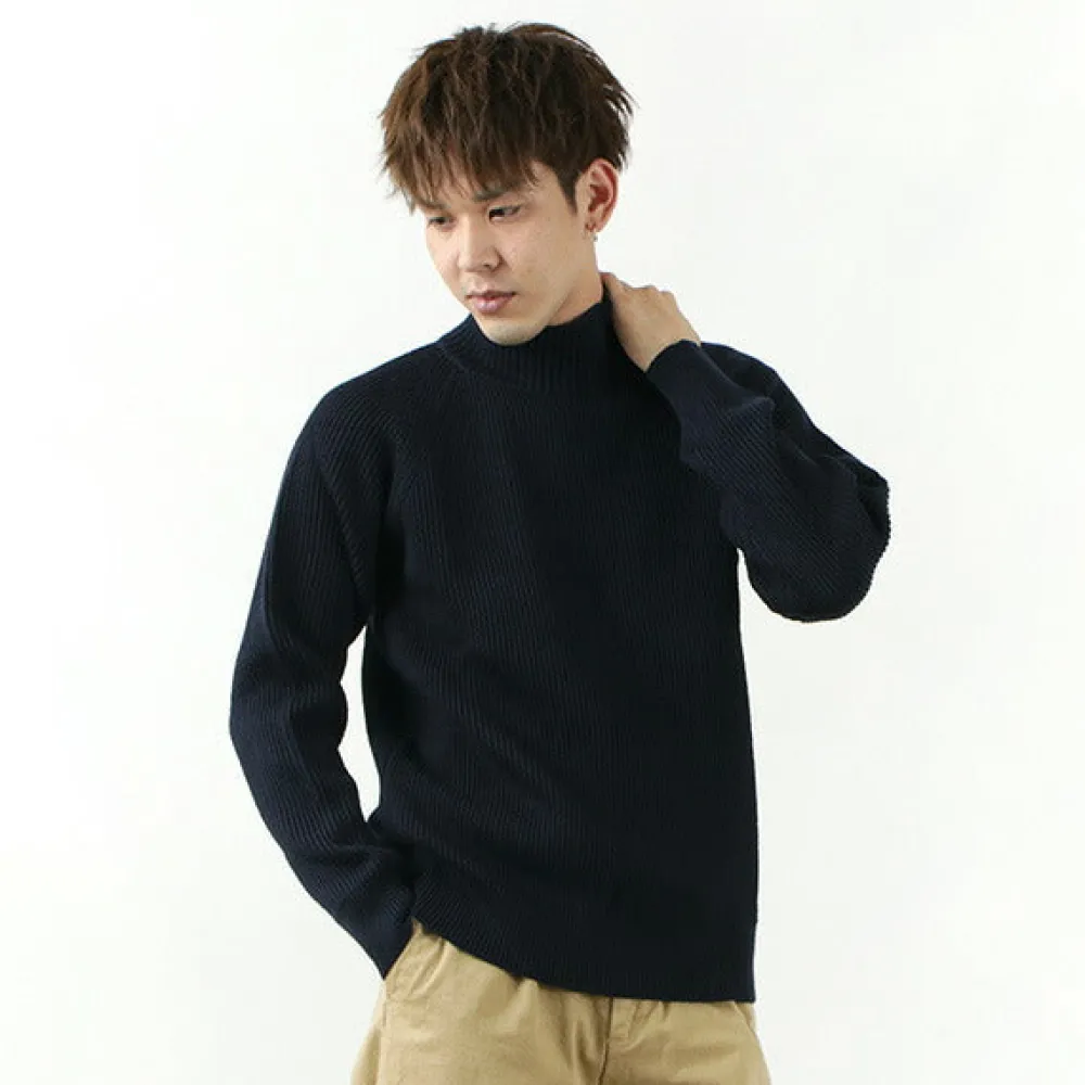 VINCENT ET MIREILLE Knits^/ 8GG Baby-bed Knit High Neck Knit