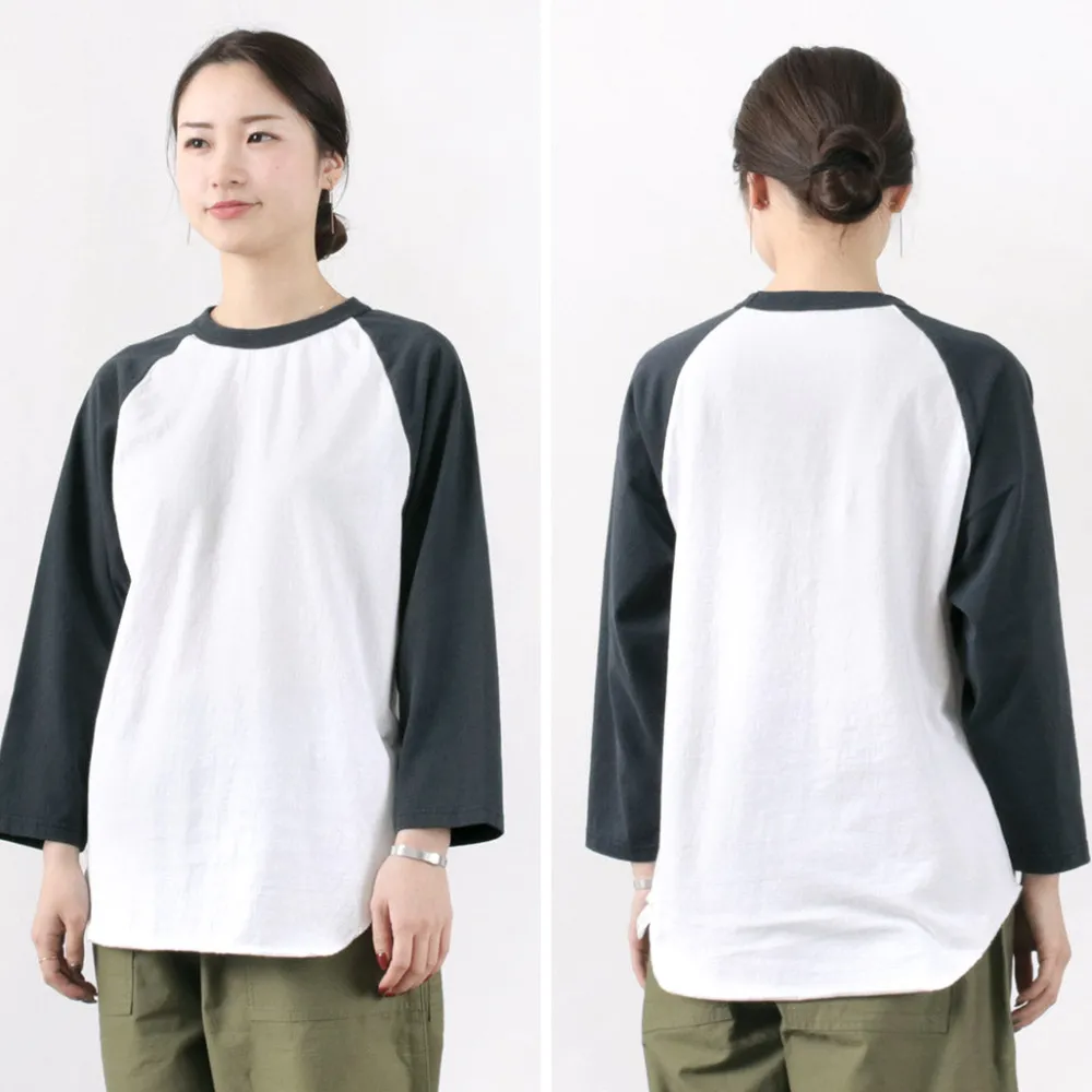 WALLA WALLA SPORT T-Shirts^/ 7/10 Sleeve 2 Tone Baseball T-Shirt