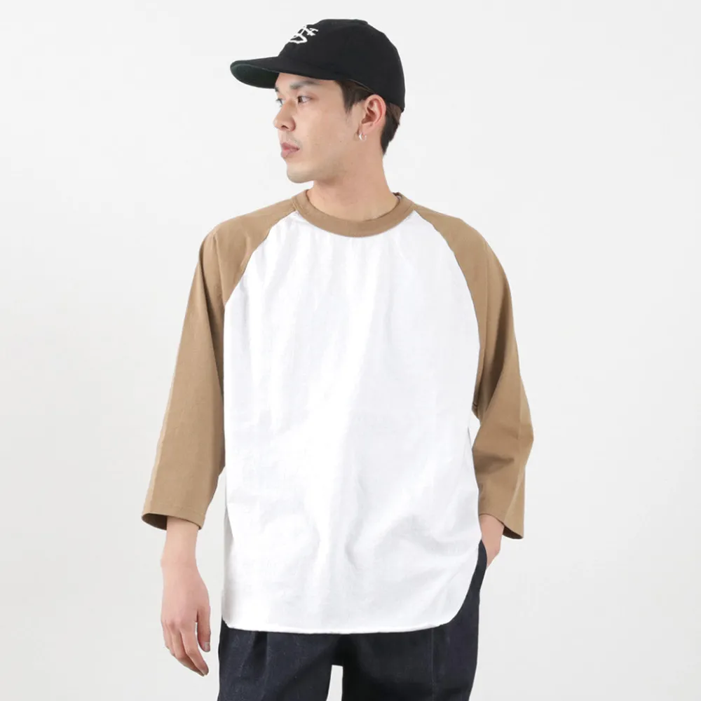 WALLA WALLA SPORT T-Shirts^/ 7/10 Sleeve 2 Tone Baseball T-Shirt