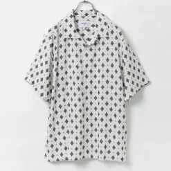 WAX LONDON Shirts^/ Didcot Short Sleeve Shirt Ditsy Tile