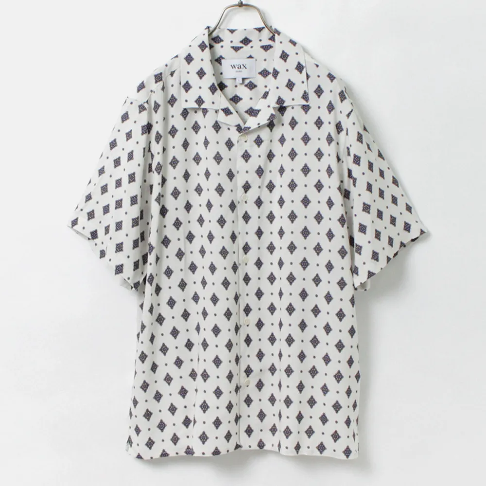 WAX LONDON Shirts^/ Didcot Short Sleeve Shirt Ditsy Tile