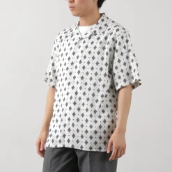 WAX LONDON Shirts^/ Didcot Short Sleeve Shirt Ditsy Tile