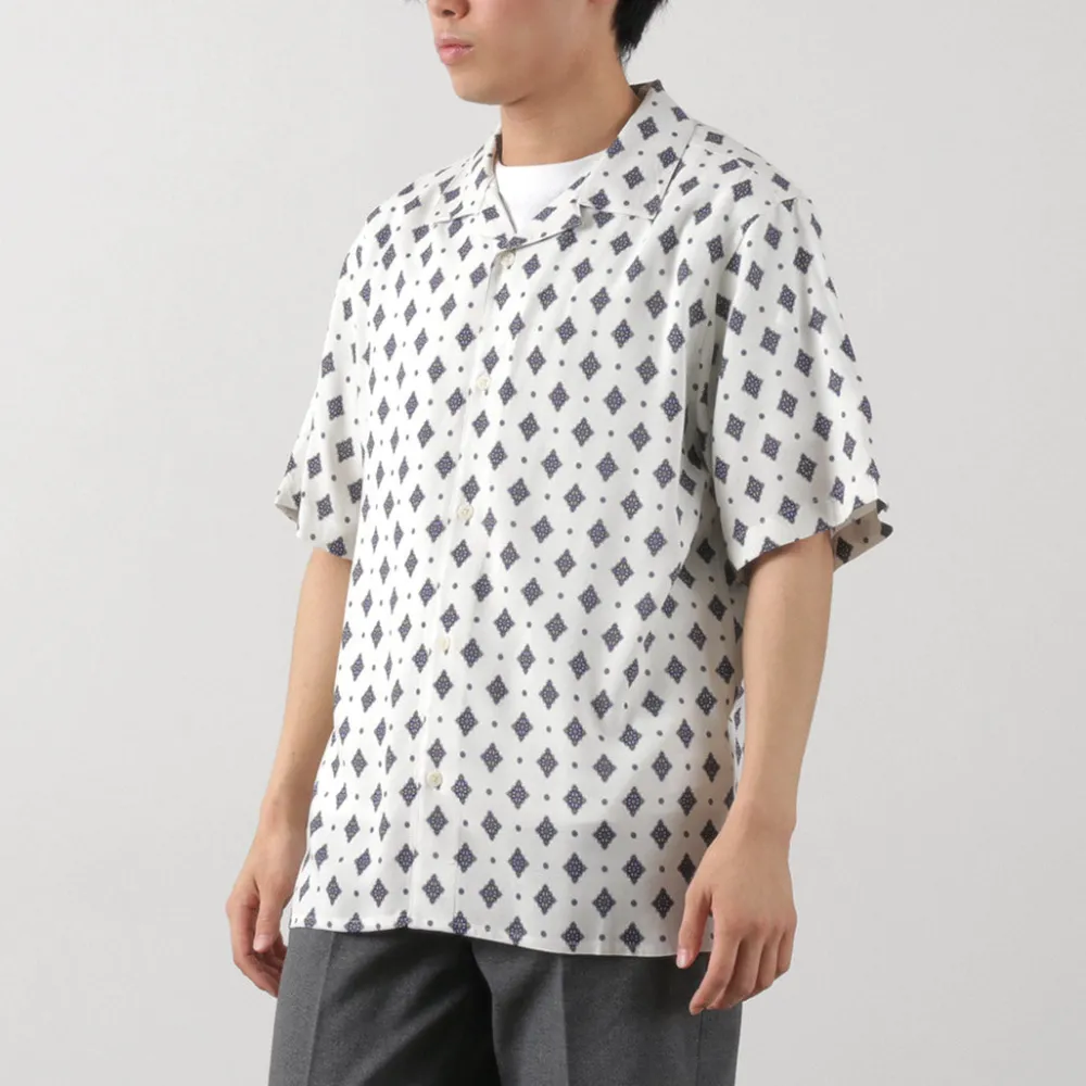 WAX LONDON Shirts^/ Didcot Short Sleeve Shirt Ditsy Tile