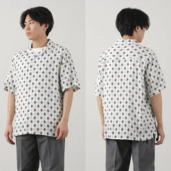 WAX LONDON Shirts^/ Didcot Short Sleeve Shirt Ditsy Tile
