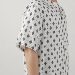 WAX LONDON Shirts^/ Didcot Short Sleeve Shirt Ditsy Tile