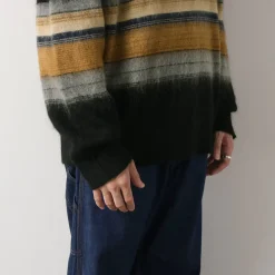 WAX LONDON Knits^/ Wild Crew Knit Blush Stripe black