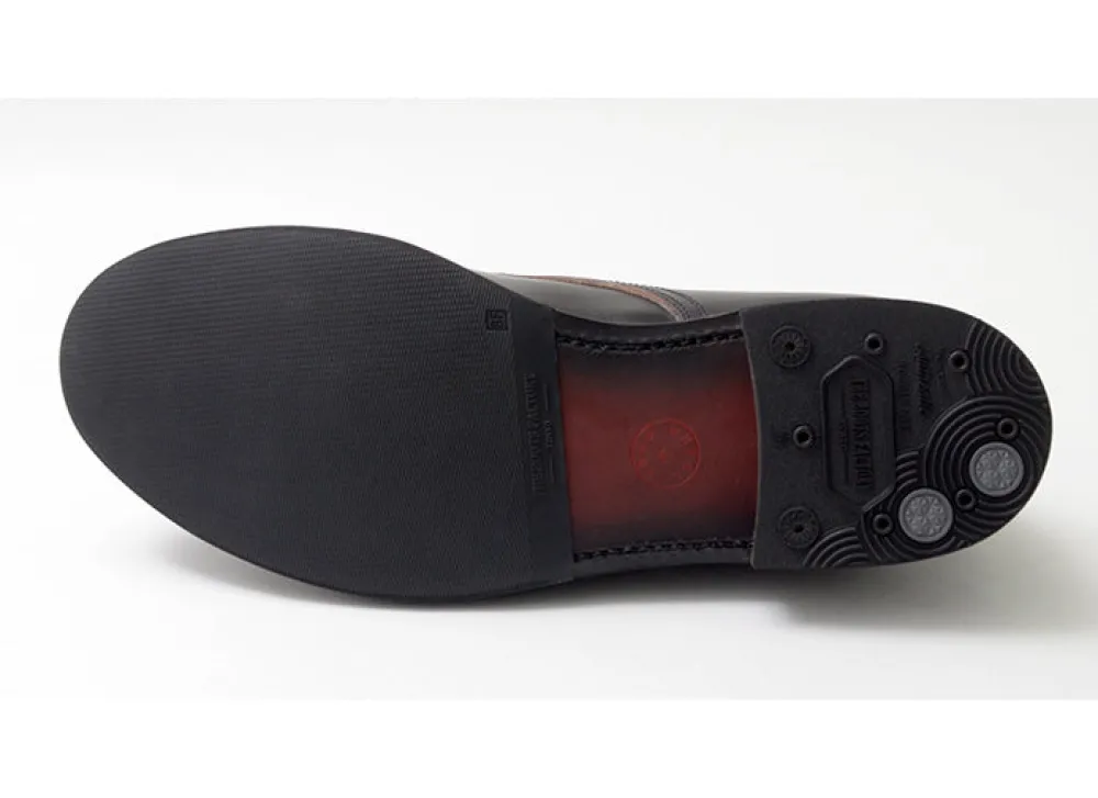 WHEELROBE Leather Shoes & Boots^/ 15078 Heavy Stitching Moc Toe Leather Shoes