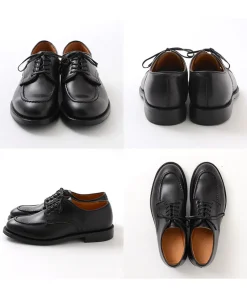WHEELROBE Leather Shoes & Boots^/ 15078 Heavy Stitching Moc Toe Leather Shoes