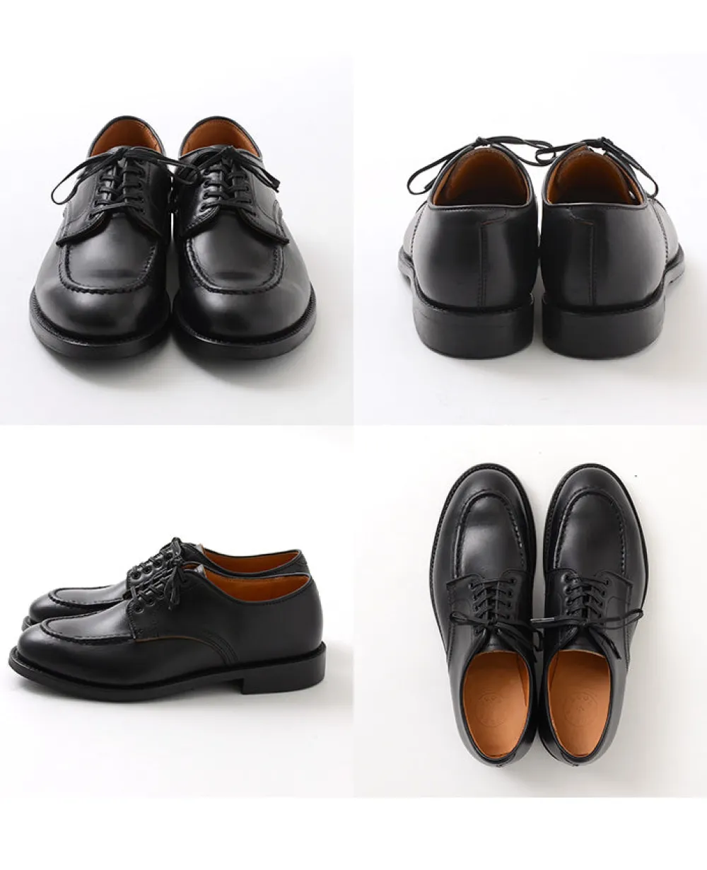 WHEELROBE Leather Shoes & Boots^/ 15078 Heavy Stitching Moc Toe Leather Shoes