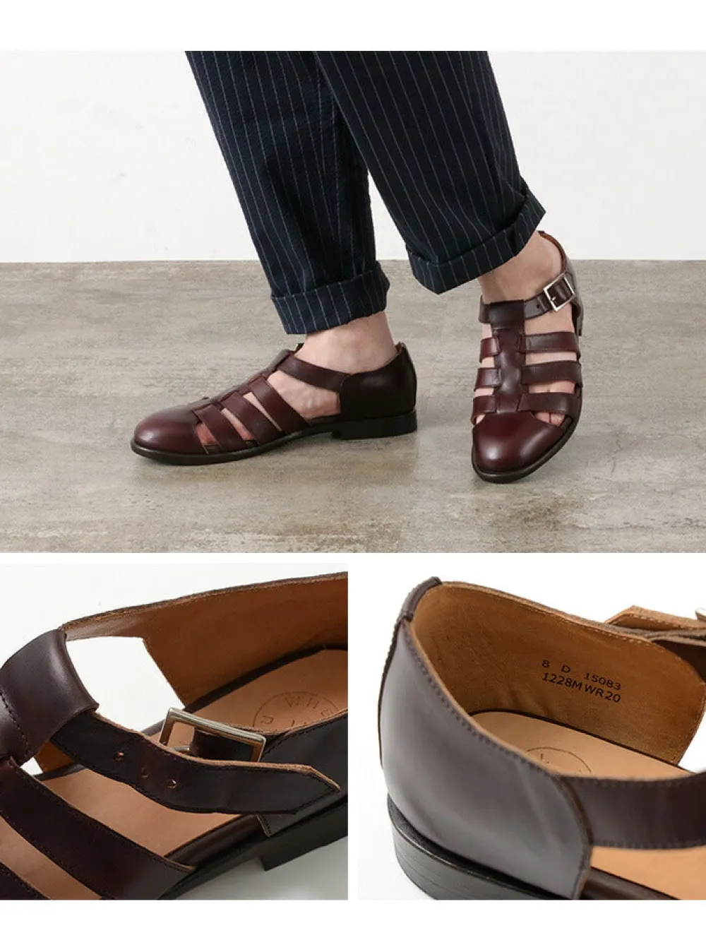 WHEELROBE Leather Shoes & Boots^/ Gurkha sandal - Horween chrome-excel