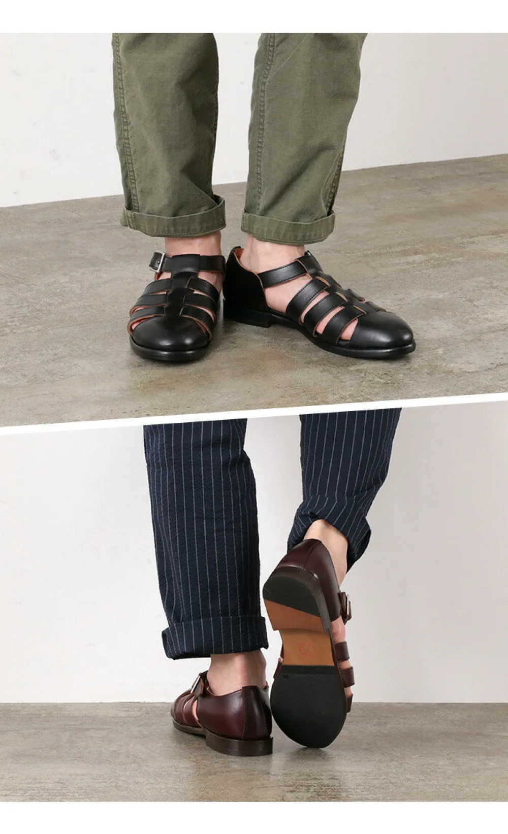 WHEELROBE Leather Shoes & Boots^/ Gurkha sandal - Horween chrome-excel