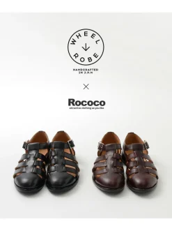 WHEELROBE Leather Shoes & Boots^/ Gurkha sandal - Horween chrome-excel
