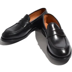 WHEELROBE Leather Shoes & Boots^/ Heavy Stitching Loafer black