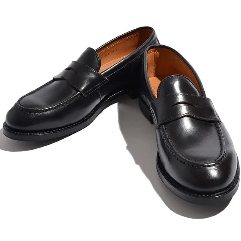 WHEELROBE Leather Shoes & Boots^/ Heavy Stitching Loafer black