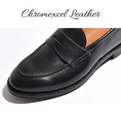 WHEELROBE Leather Shoes & Boots^/ Heavy Stitching Loafer black