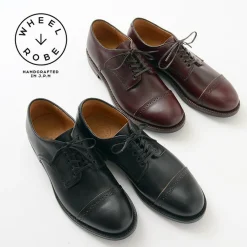 WHEELROBE Leather Shoes & Boots^/ Punched Cap Toe Derby Shoes