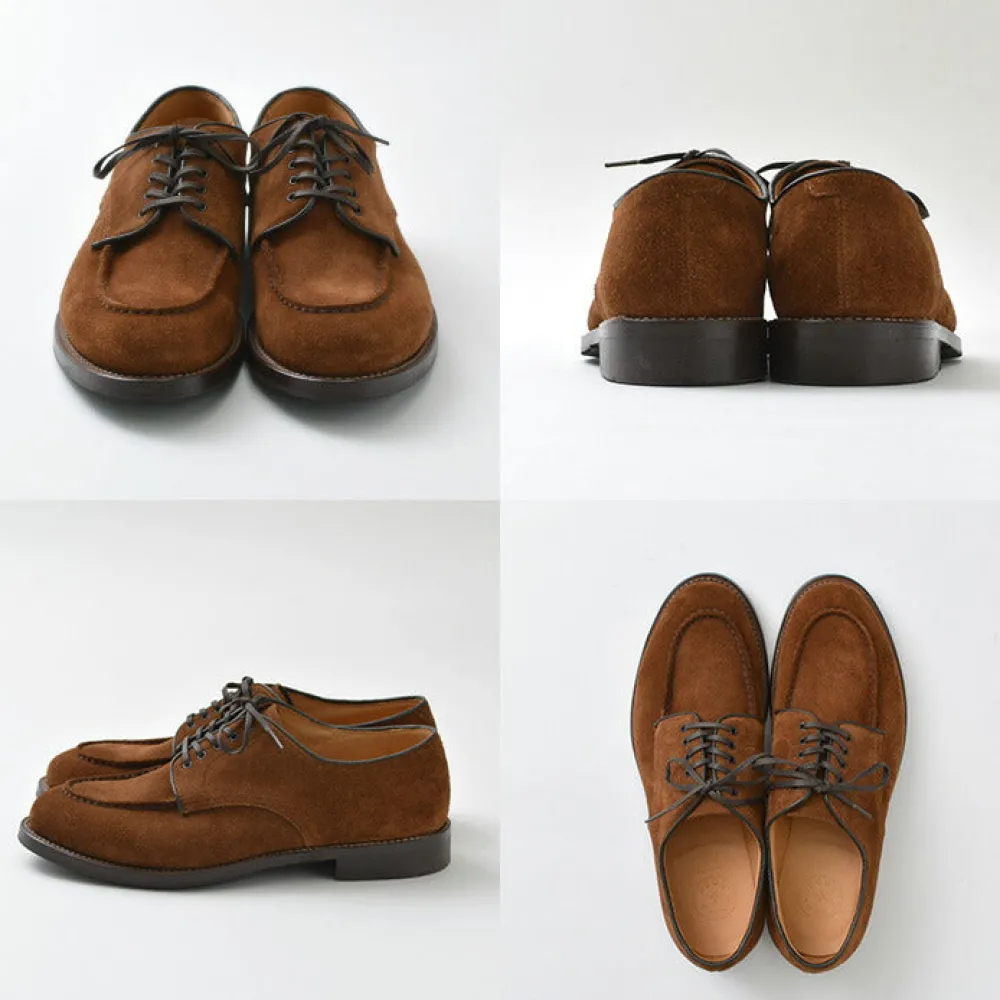 WHEELROBE Leather Shoes & Boots^/ 15078S Heavy Stitching Moc Toe Suede Shoes