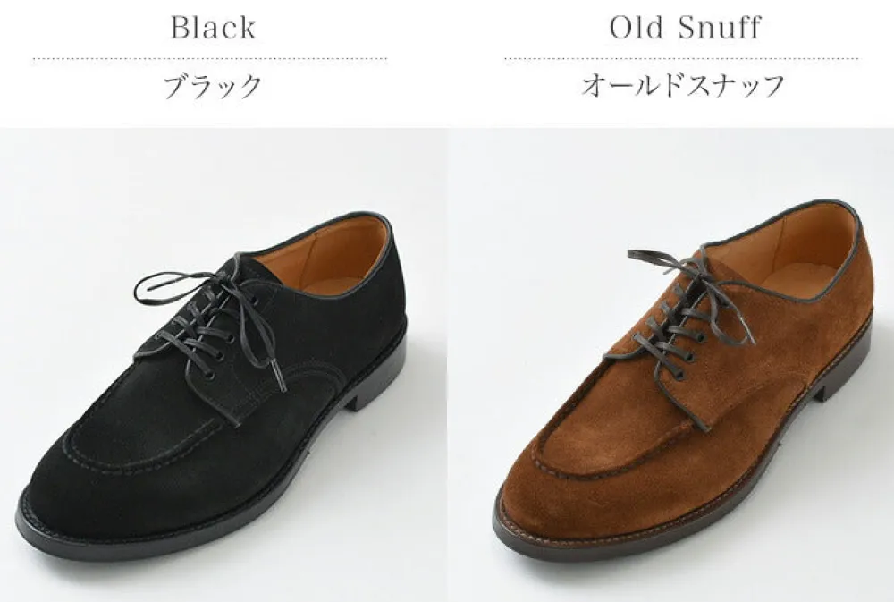 WHEELROBE Leather Shoes & Boots^/ 15078S Heavy Stitching Moc Toe Suede Shoes