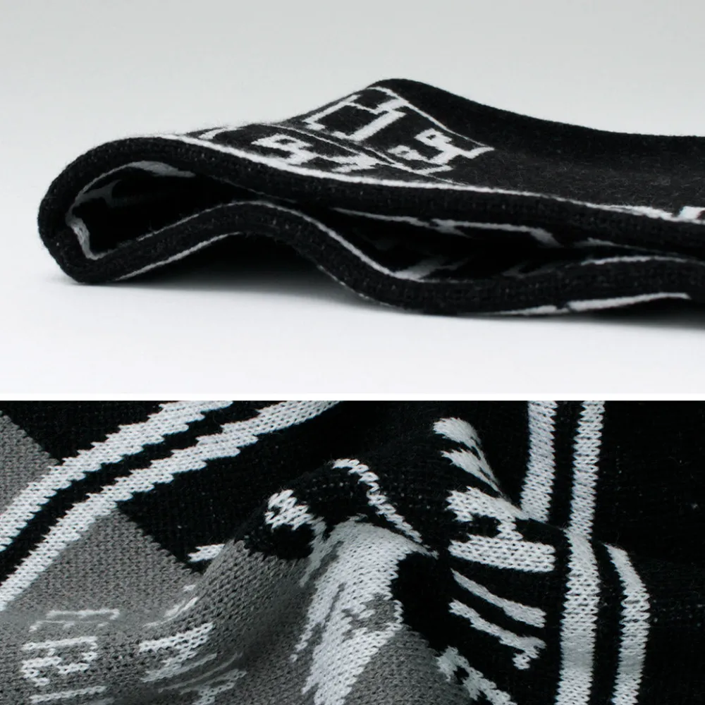 WHITE MOUNTAINEERING Scarfs^/ Football Scarf black