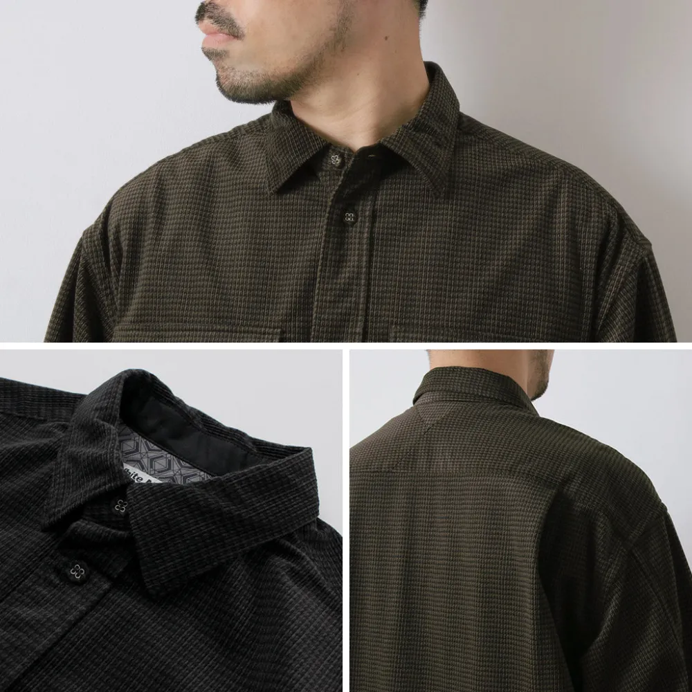 WHITE MOUNTAINEERING Shirts^/ Mid Gusset Sleeve Tricot Check Shirt