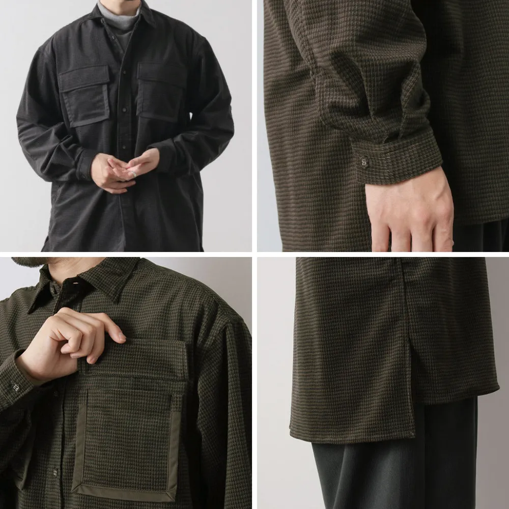 WHITE MOUNTAINEERING Shirts^/ Mid Gusset Sleeve Tricot Check Shirt