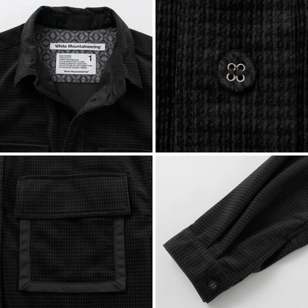 WHITE MOUNTAINEERING Shirts^/ Mid Gusset Sleeve Tricot Check Shirt