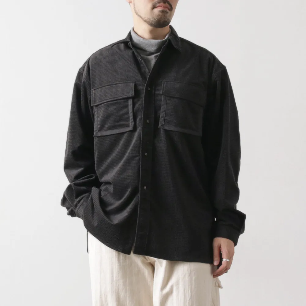 WHITE MOUNTAINEERING Shirts^/ Mid Gusset Sleeve Tricot Check Shirt