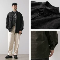 WHITE MOUNTAINEERING Shirts^/ Mid Gusset Sleeve Tricot Check Shirt