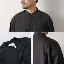 WHITE MOUNTAINEERING Shirts^/ Stretch Band Collar Shirt